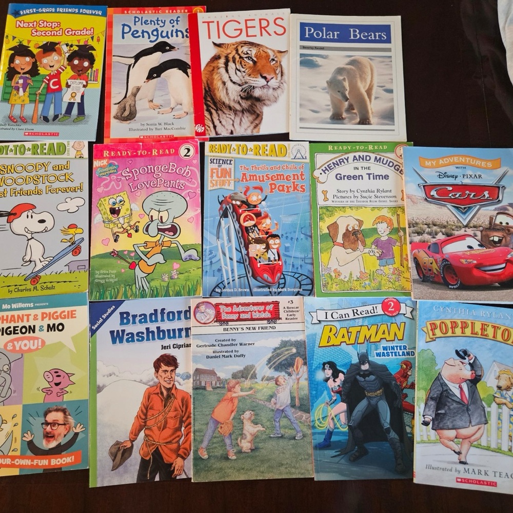 Lot of Small Paperback Learning to Read/Early Readers Books